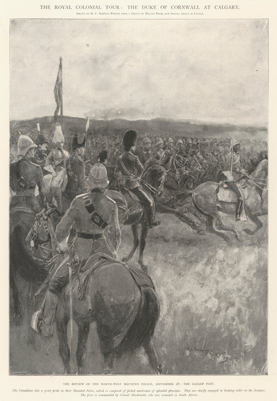 La tournée coloniale royale, le duc de Cornouailles à Calgary - Henry Charles Seppings Wright