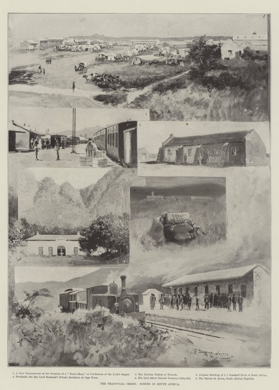La crise du Transvaal, scènes en Afrique du Sud - Henry Charles Seppings Wright
