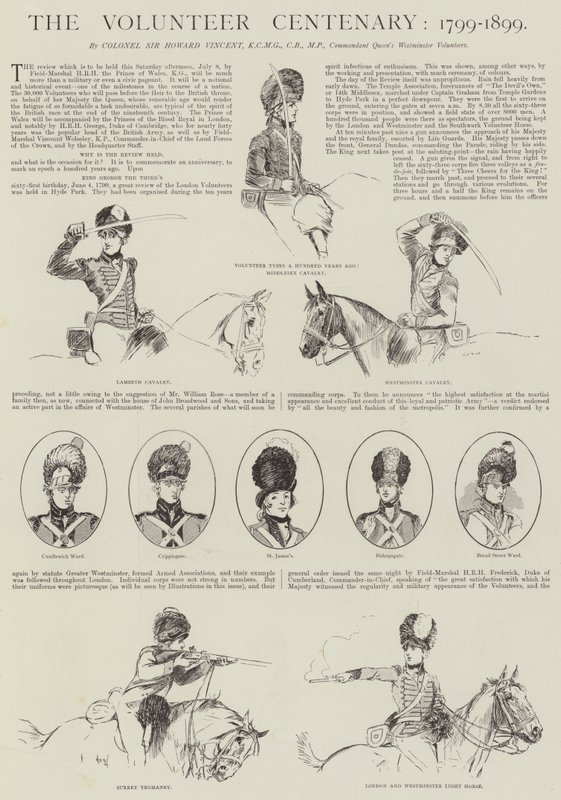 Le Centenaire des Volontaires, 1799-1899 - Henry Charles Seppings Wright