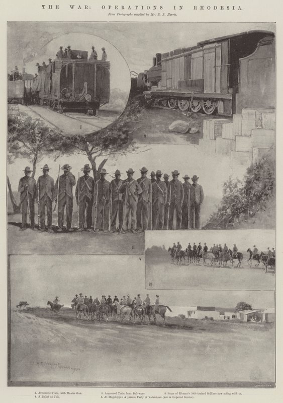 La Guerre, opérations en Rhodésie - Henry Charles Seppings Wright