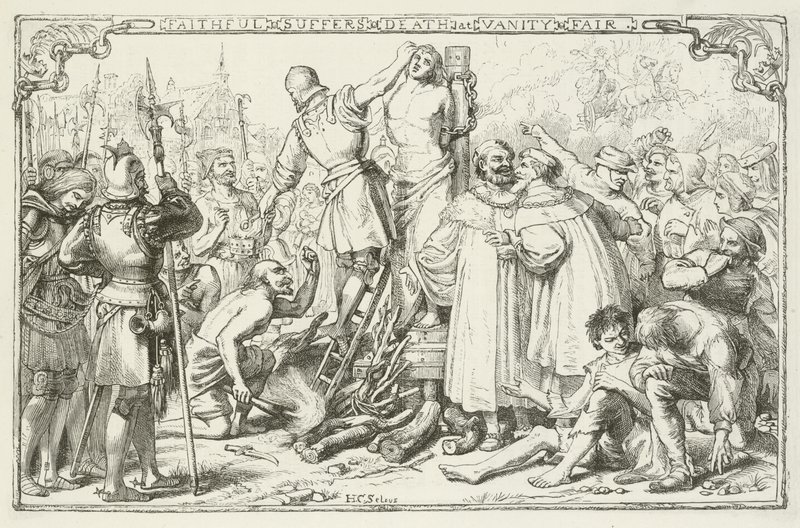 Illustration pour Le Voyage du pèlerin de John Bunyan - Henry Courtney Selous