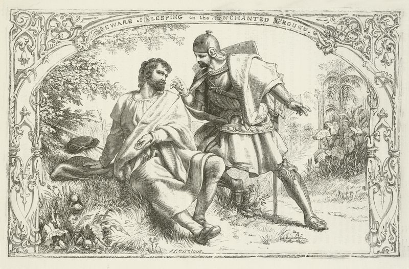Illustration pour Le Voyage du Pèlerin de John Bunyan - Henry Courtney Selous