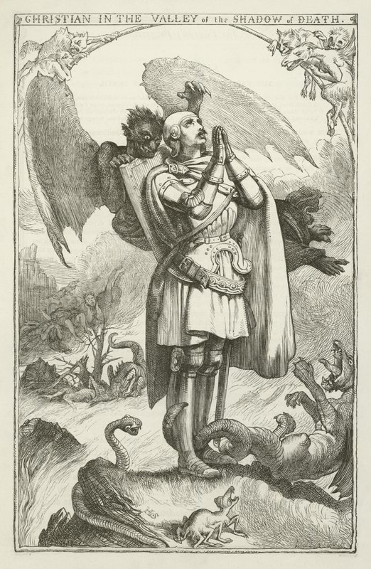 Illustration pour Le Voyage du Pèlerin par John Bunyan - Henry Courtney Selous