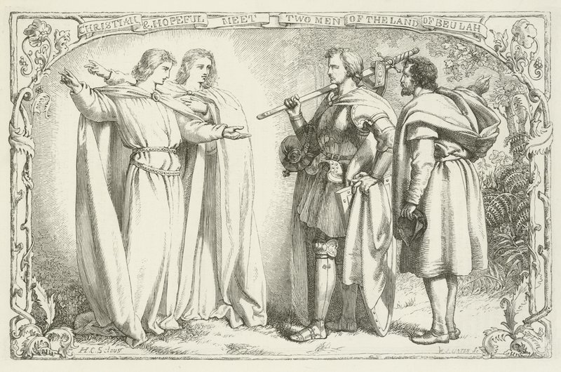 Illustration pour Le Voyage du pèlerin par John Bunyan - Henry Courtney Selous