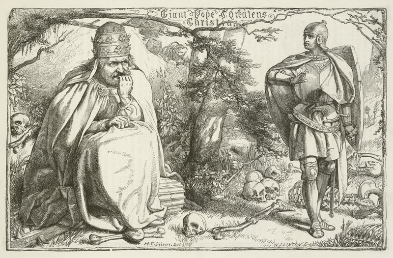 Illustration pour Le Voyage du pèlerin de John Bunyan - Henry Courtney Selous