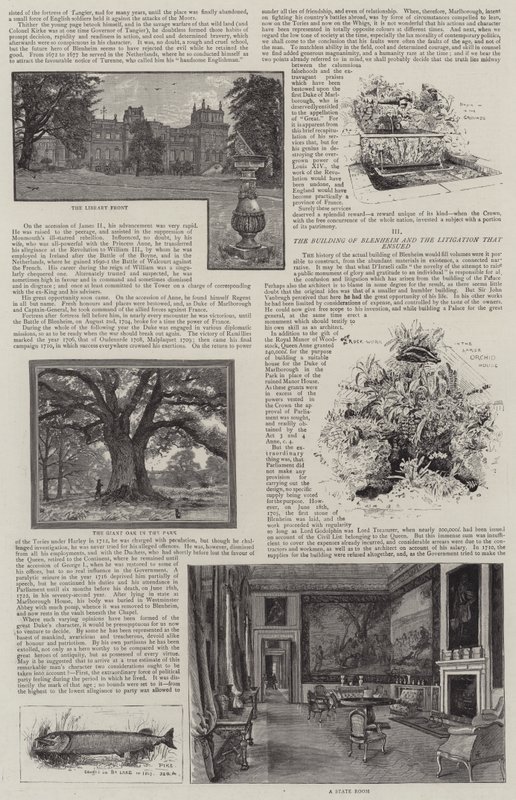 Blenheim Palace illustré - Henry Edward Tidmarsh