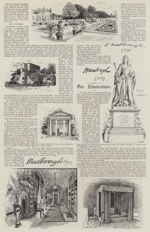 Blenheim Palace illustré - Henry Edward Tidmarsh