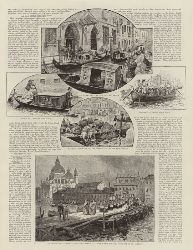 Bateaux de Venise - Henry Edward Tidmarsh
