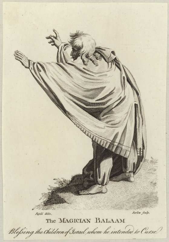 Le magicien Balaam - Johann Heinrich Füssli