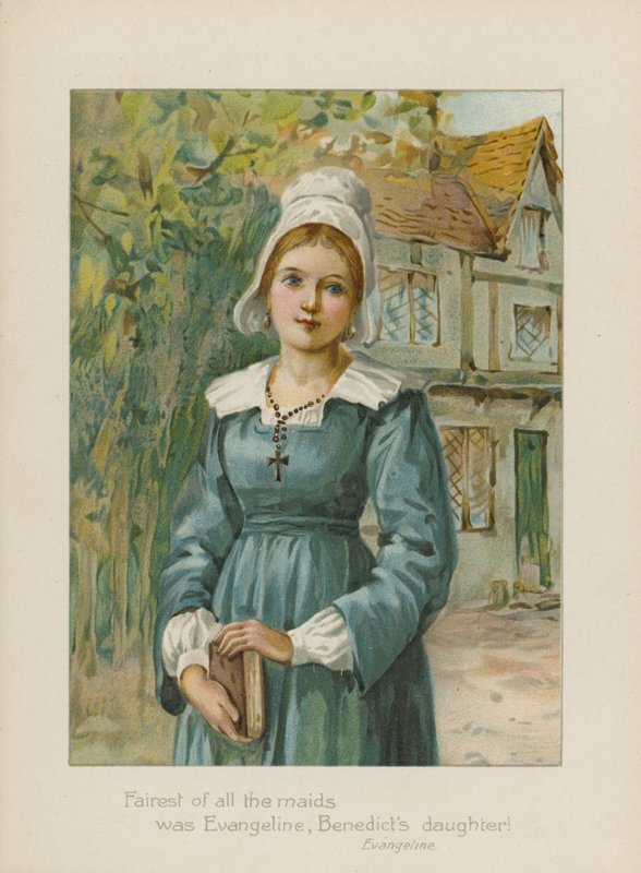 La plus belle de toutes les jeunes filles était Evangeline, la fille de Benedict - Henry Marriott Paget