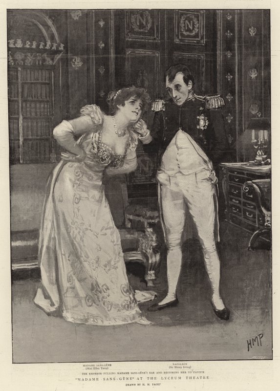 Madame Sans-Gêne au Théâtre Lyceum - Henry Marriott Paget