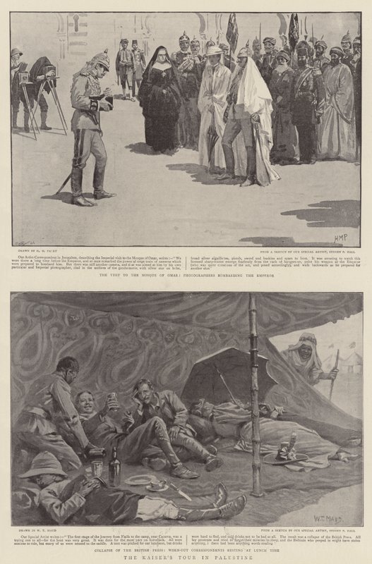 La tournée du Kaiser en Palestine - Henry Marriott Paget
