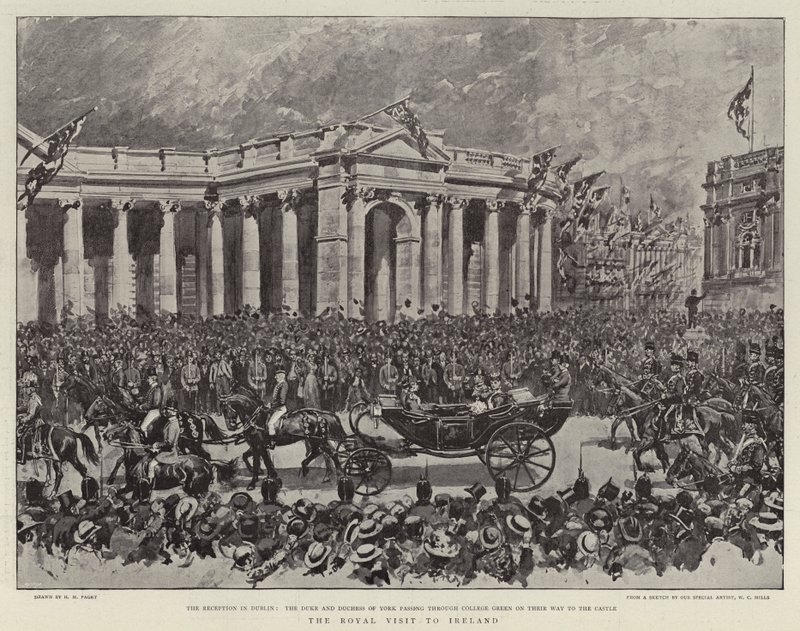 La visite royale en Irlande - Henry Marriott Paget