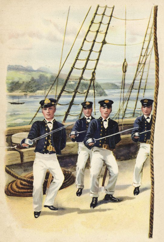 Le futur roi George V en tant que cadet naval, 1877 - Henry Payne