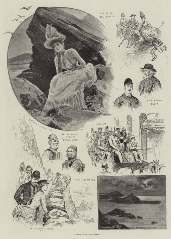 Croquis à Ilfracombe - Henry Stephen Ludlow