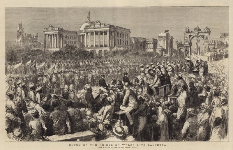 Entrée du Prince de Galles à Calcutta - Henry William Brewer