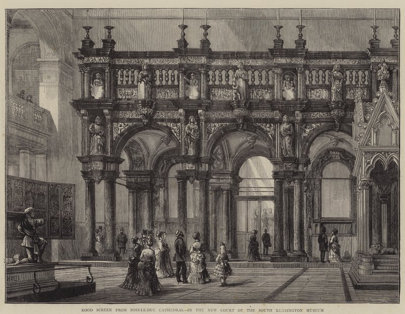 Jubé de la cathédrale de Bois-le-Duc, dans la nouvelle cour du musée de Kensington - Henry William Brewer