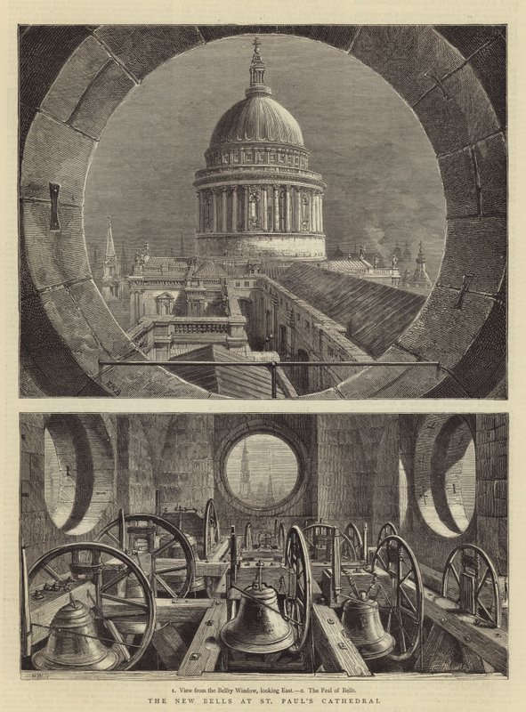Les nouvelles cloches de la cathédrale Saint-Paul - Henry William Brewer