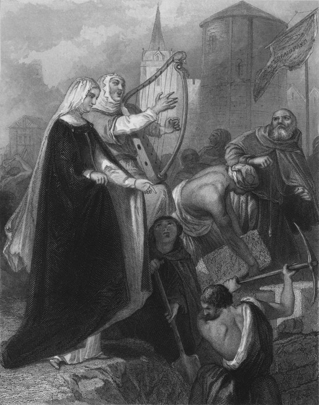 Le mur de New Ross, comté de Wexford, Irlande - Henry after Warren