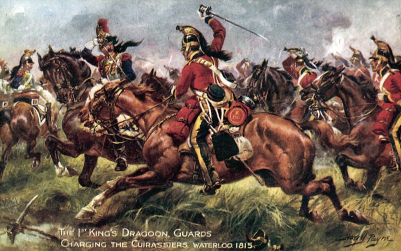 1er (Roi) Dragons, Bataille de Waterloo, 18 juin 1815 - Henry A. Payne