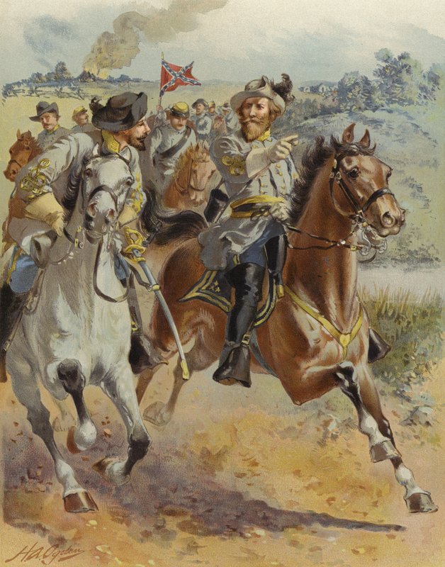 Raid du général J E B Stuart autour de McClellan, juin 1862 - Henry Alexander Ogden