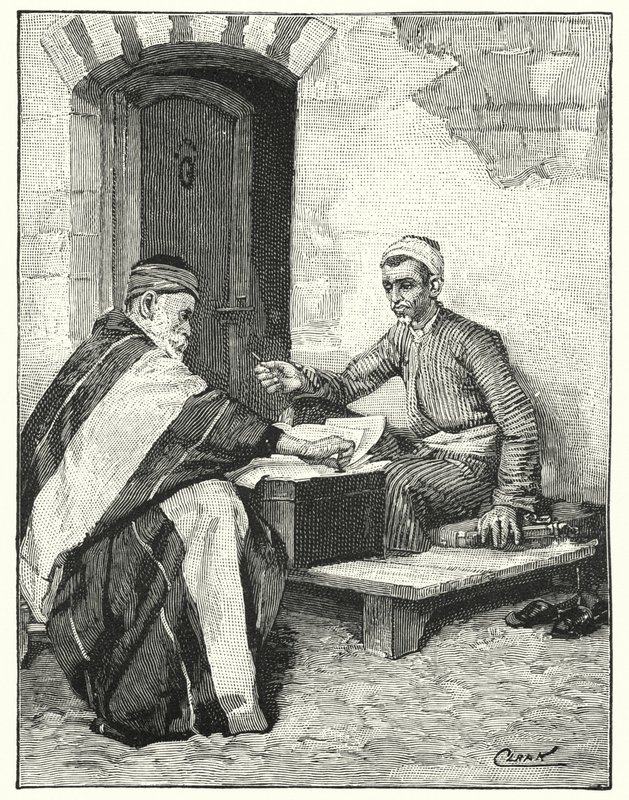 Un écrivain oriental scellant une lettre - Henry Andrew Harper