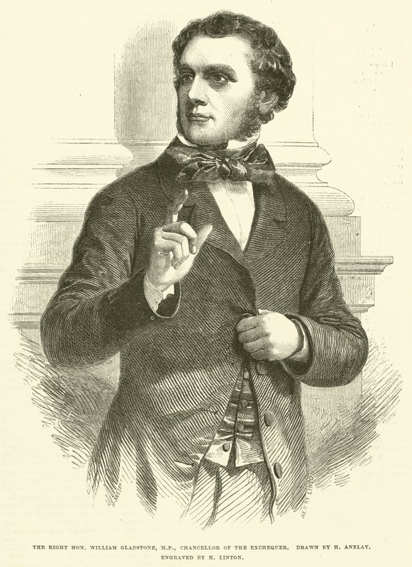 Le très honorable William Gladstone, MP, chancelier de l