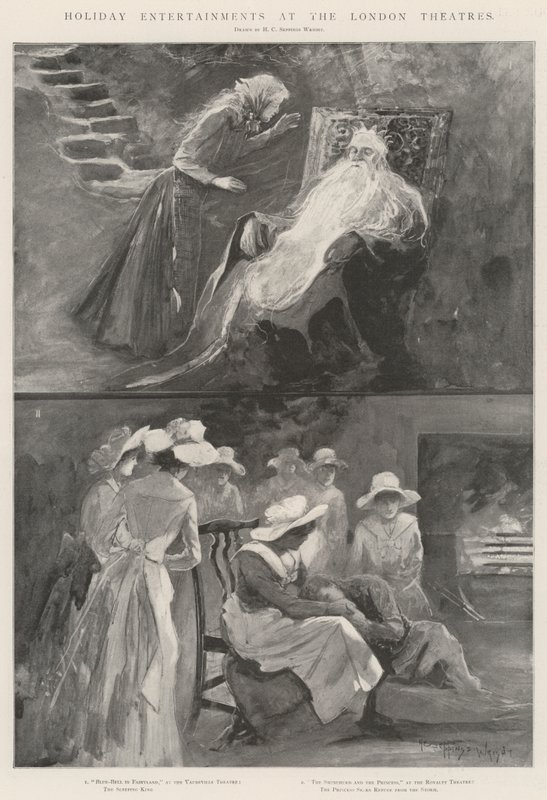 Divertissements de vacances dans les théâtres de Londres - Henry Charles Seppings Wright
