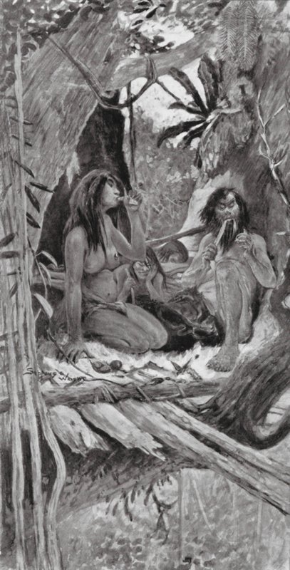 Habitants des arbres préhistoriques chinois - Henry Charles Seppings Wright