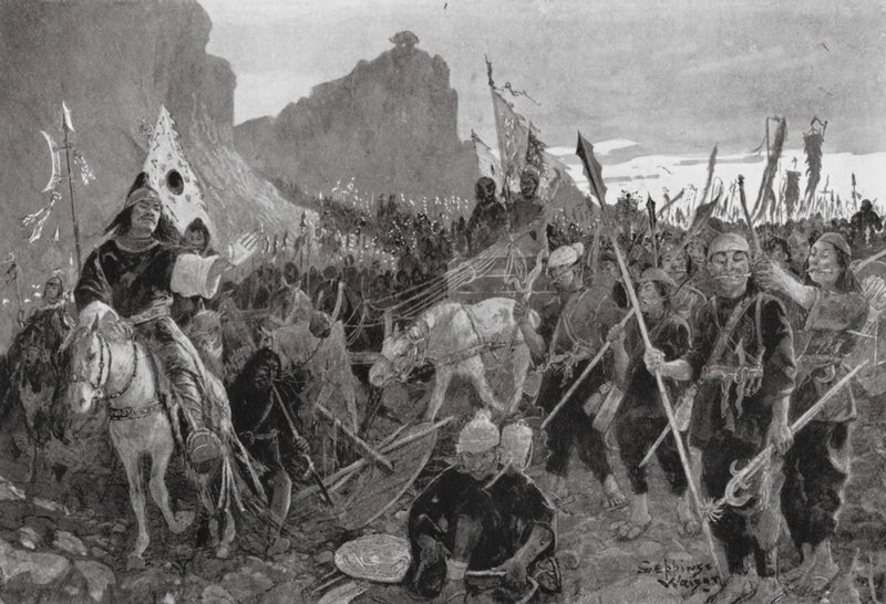 Soldats avec des "morceaux" dans la bouche - Henry Charles Seppings Wright