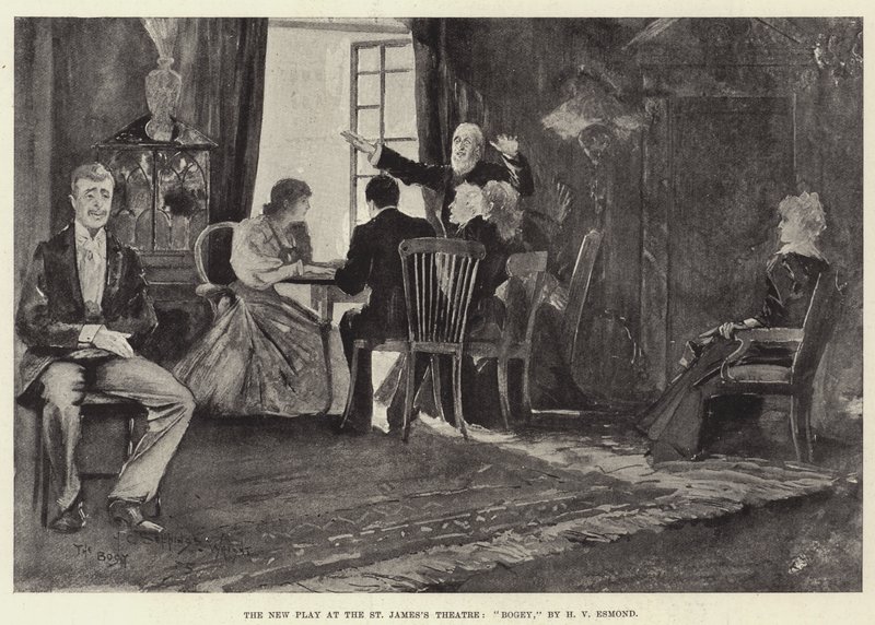 La nouvelle pièce au théâtre St James, Bogey, par H V Esmond - Henry Charles Seppings Wright