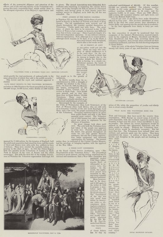 Types de volontaires il y a cent ans - Henry Charles Seppings Wright