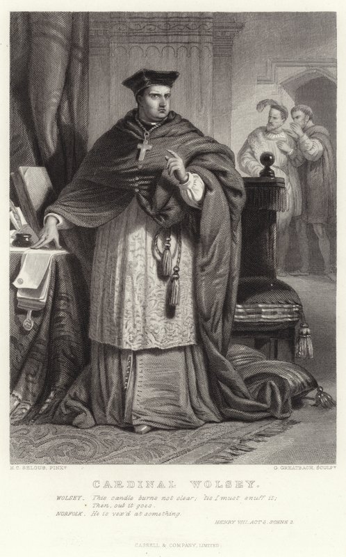 Cardinal Wolsey, Henry VIII, Acte 3, Scène 2 - Henry Courtney Selous