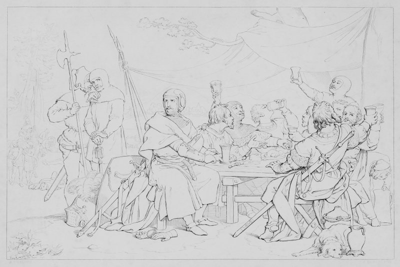 Épisode de la vie de Robert Bruce, selon Sir Walter Scott - Henry Courtney after Selous