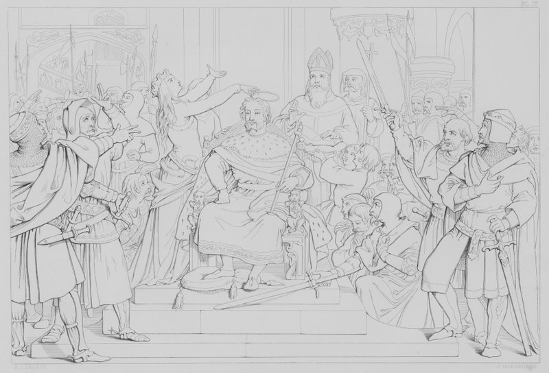 Épisode de la vie de Robert Bruce, selon Sir Walter Scott - Henry Courtney after Selous