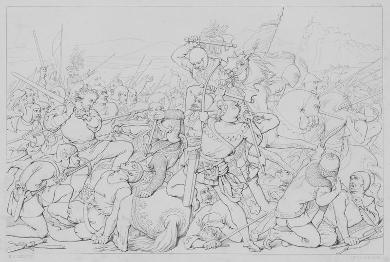 Épisode de la vie de Robert Bruce, selon Sir Walter Scott - Henry Courtney after Selous