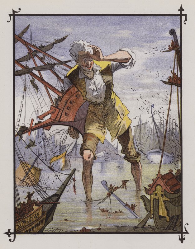 Gulliver à Lilliput - Henri Jules Jean Geoffroy
