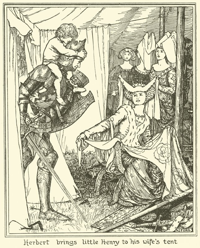 Herbert amène le petit Henry à la tente de sa femme - Henry Justice Ford