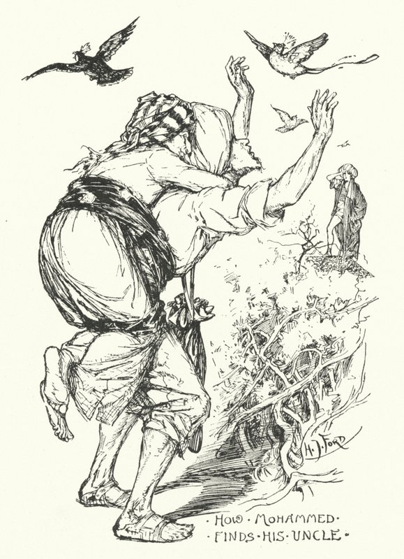 Comment Mohammed trouve son oncle (gravure) - Henry Justice Ford
