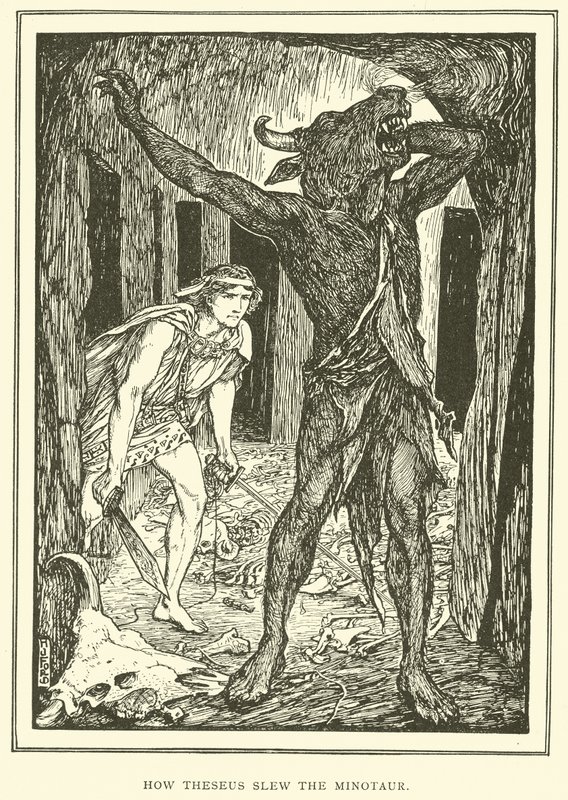 Comment Thésée tua le Minotaure - Henry Justice Ford