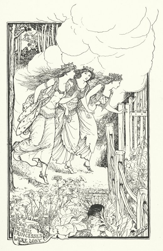 Comment les trois princesses se sont perdues (gravure) - Henry Justice Ford