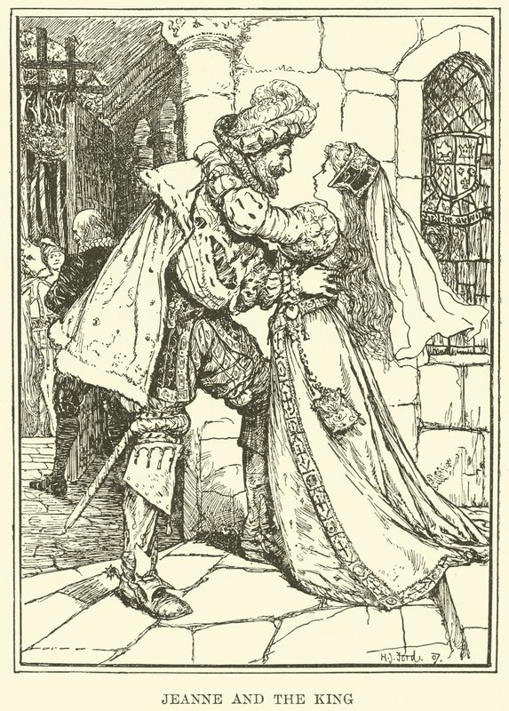 Jeanne et le Roi (gravure) - Henry Justice Ford