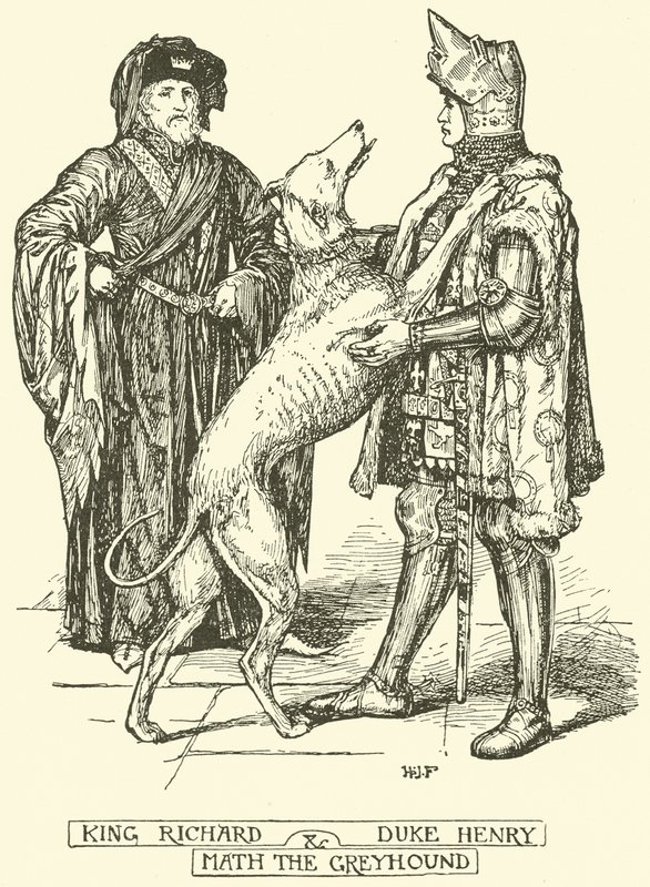Le roi Richard et le duc Henry Math le lévrier - Henry Justice Ford