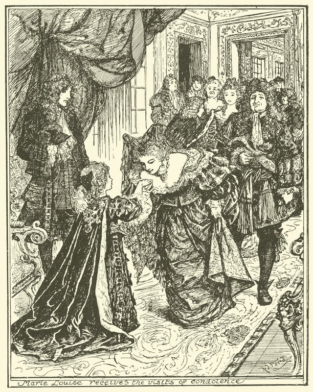 Marie Louise reçoit les visites de condoléances - Henry Justice Ford