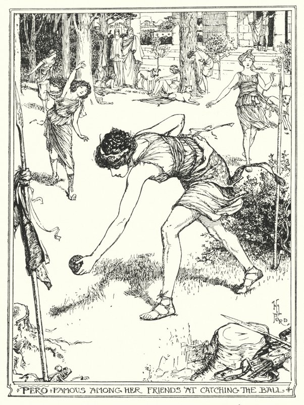 Pero célèbre parmi ses amis pour attraper la balle - Henry Justice Ford