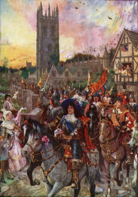 Le prince Rupert à Oxford partant au combat - Henry Justice Ford
