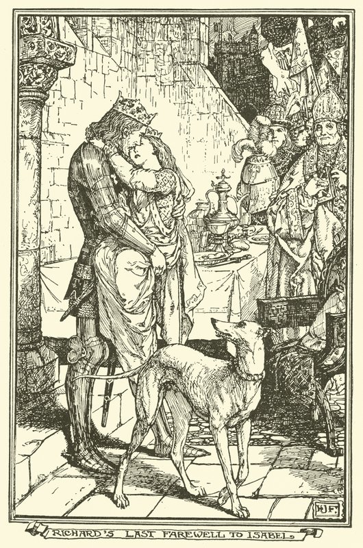 Le dernier adieu de Richard à Isabel - Henry Justice Ford