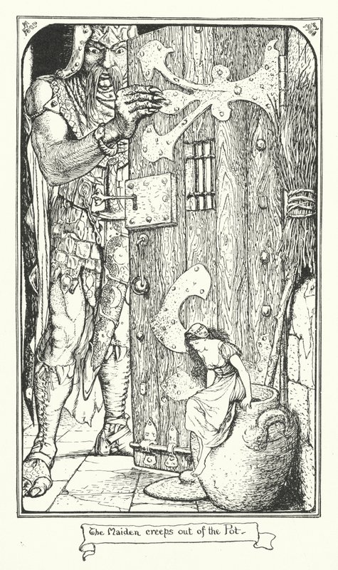 La jeune fille sort du pot - Henry Justice Ford