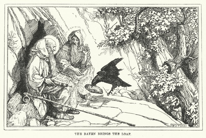Le corbeau apporte le pain - Henry Justice Ford