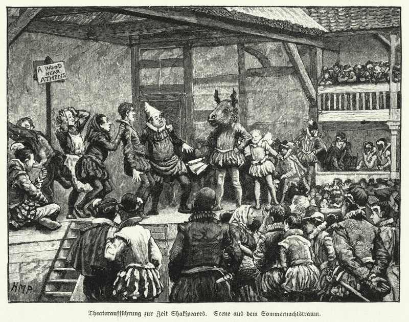 Représentation de la pièce de William Shakespeare Le Songe d